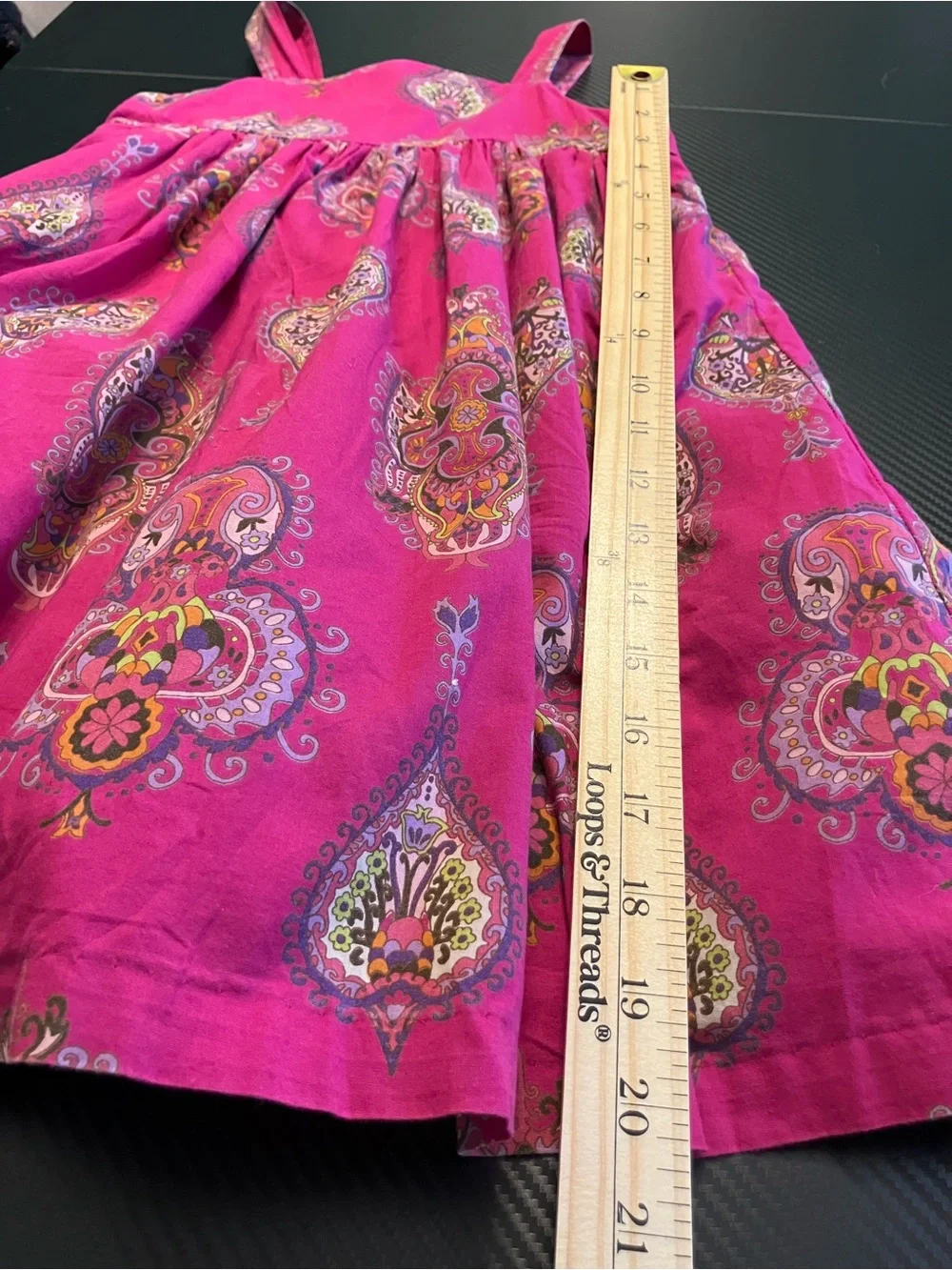 GAP Fuchsia Paisley-Print Sundress